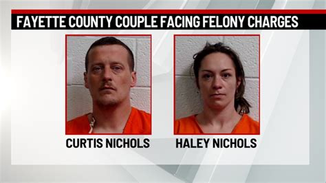 Fayette County Couple Facing Felony Charges