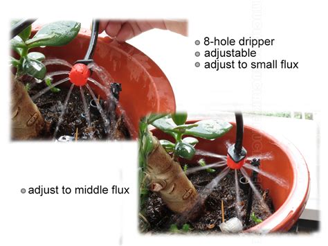 Muciakie Adjustable Diy Micro Drip Irrigation System For Selfwatering