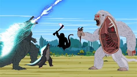 Rescue Shin Godzilla From Evolution Of White Kong Godzilla Cartoon