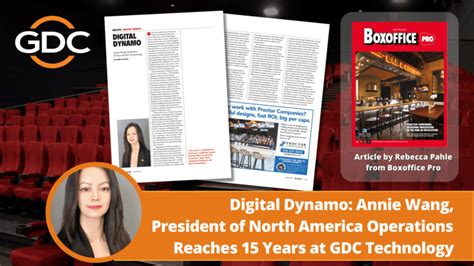 Digital Dynamo Annie Wang President Of North America Operations