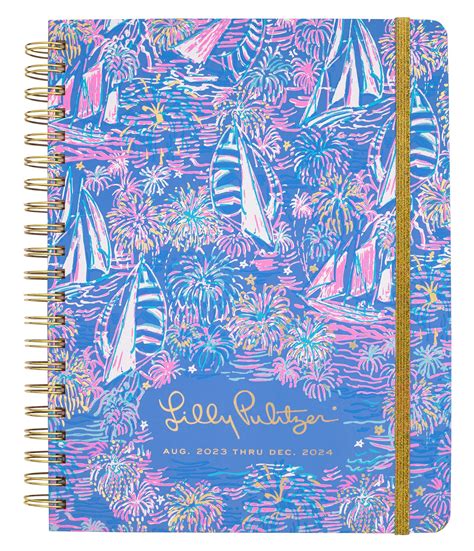 Buy Lilly Pulitzer Daily Planner Jumbo Agenda Dated August