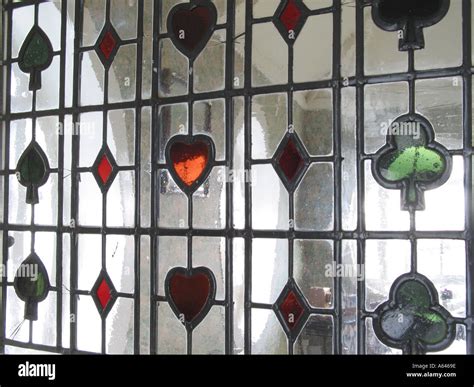 Stain Glass Window Design Example Stock Photo - Alamy