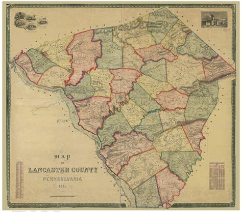 Printable Map Of Lancaster County Pa