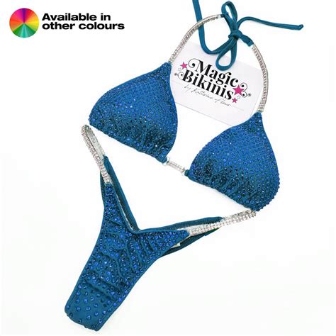 Quick Ship Bikini No NPC Lycra With Connectors Magic Bikinis Custom Competition Suits