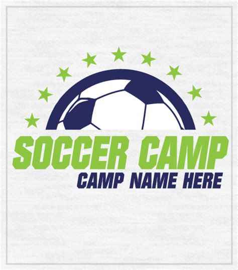 3317 Summer Soccer Camp T Shirts Lime Green Metropolis Screen Printing