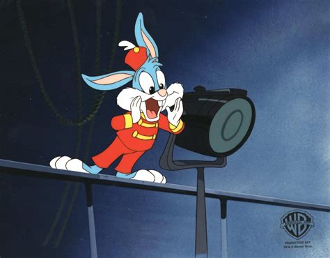 Warner Bros Studio Artists Tiny Toons Production Cel Buster Bunny