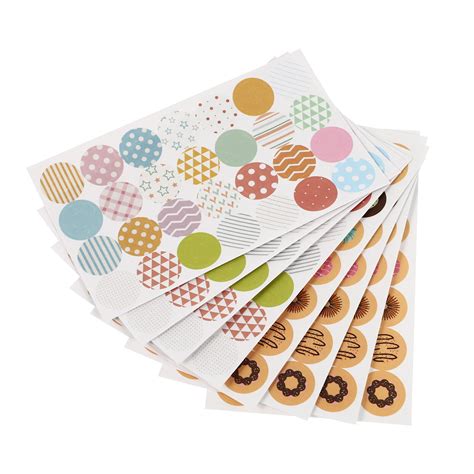 Hole Sticker Sheets Of Self Adhesive Loose Leaf Paper Reinforcement