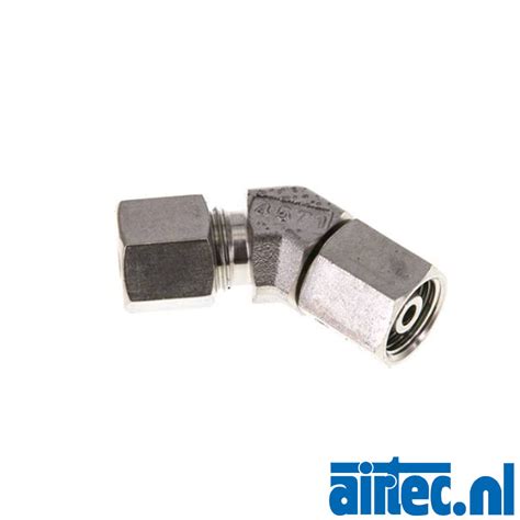 EV 10 L ES - Einstellb. 45°-Schneidringver- schraubung 10 L (M16x1,5), 1.4