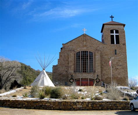 Living Rootless Mescalero New Mexico St Joseph Apache Mission Church