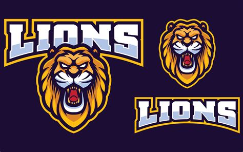 Lion Mascot Illustration 143912 Templatemonster