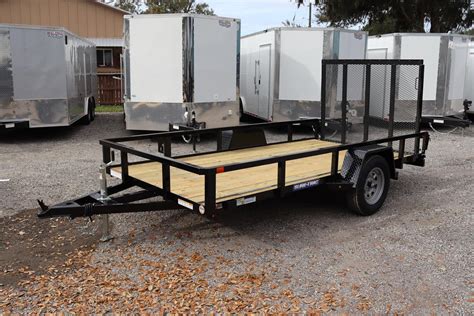 6x12 Tube Top Utility Trailer with 3k Idler For Sale