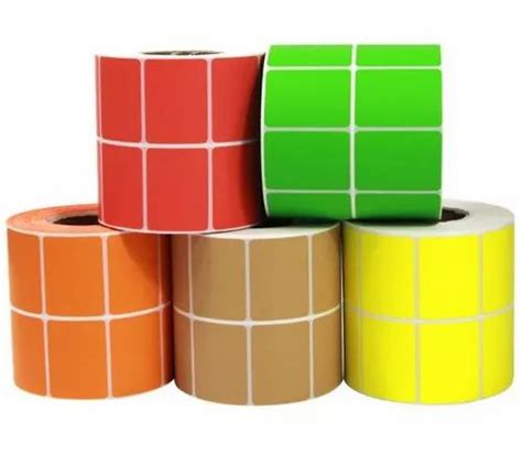 Chromo Colour Barcode Labels GSM 80 Size 50 Mm X 40 Mm Rs 280 Roll