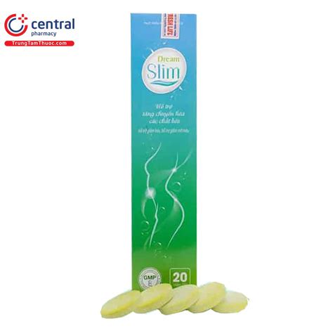 [CHÍNH HÃNG] Viên sủi giảm cân Dream Slim giảm mỡ & dáng đẹp