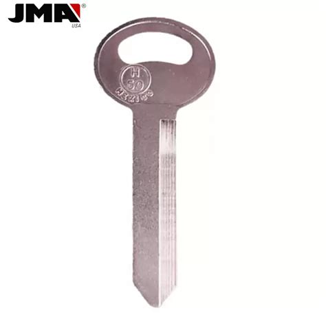 Ford Lincoln Mercury Mechanical Metal Head Key H From Jma