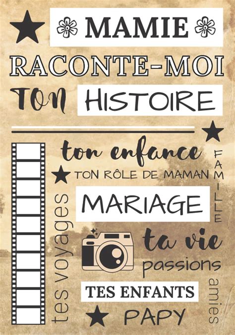 Buy Mamie raconte moi ton histoire livre souvenir à compléter avec sa