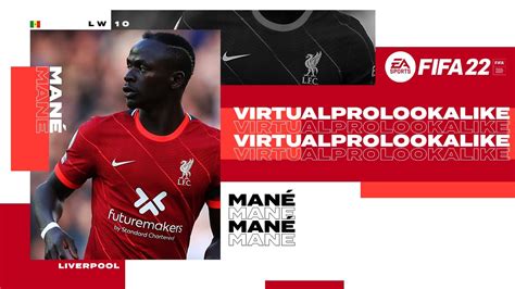 Fifa 22 Virtual Pro Lookalike Sadio ManÉ Tutorial Youtube