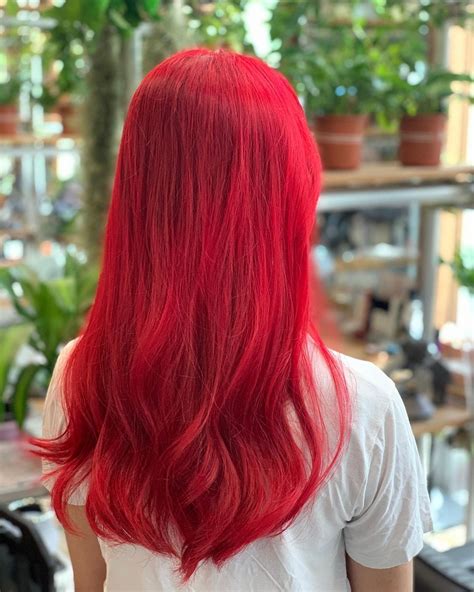 Rock This Vibrant Red Hairstyle In 2021 Hair Color Underneath Hair