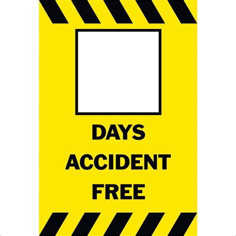 Hbp Custom Blank Days Accident Free Vinyl Banner Indoor