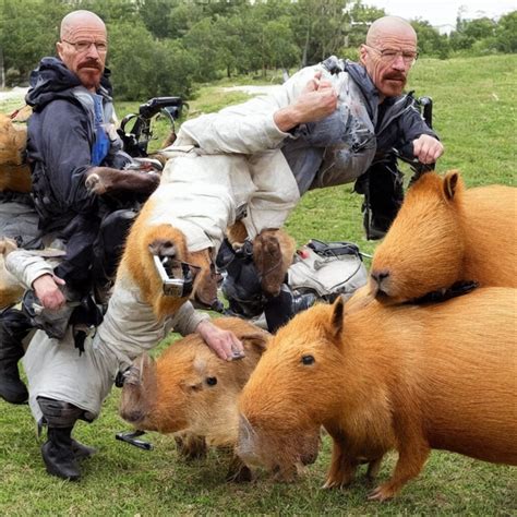 Prompthunt Walter White Riding A Capybara