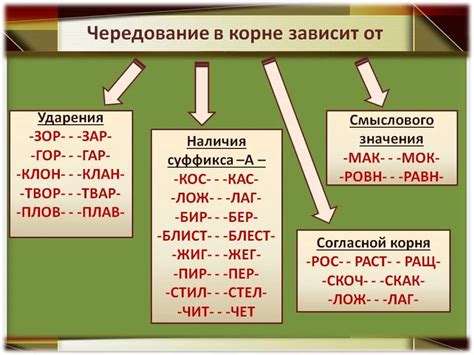 Корни с чередованием гласных оаи