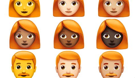 Red Hot Finally The Ginger Haired Emoji Is Making Its Way To The