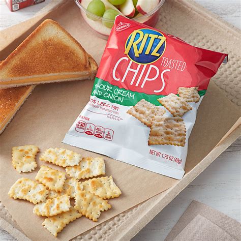 Nabisco Ritz Toasted Sour Cream Onion Chip Snack Case