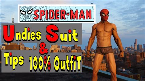 Spider Man Ps4 Undies Suit Underwear And Tips Special Power Equaliser 4k Youtube