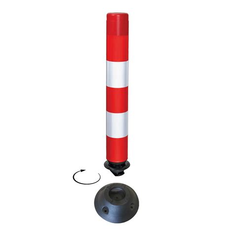 Flexible Bollard FLEXPIN Red White 75 Cm TRAFFIC Shop