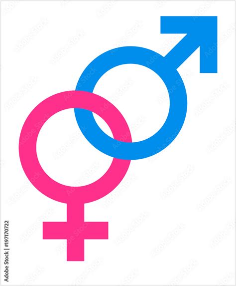 Gender Symbol Icon Male Female Biological Sex Symbol Icon Stock Vector Adobe Stock