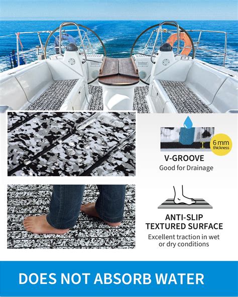 Oceanbroad Camo Boat Flooring Self Adhesive Backing Camouflage Decking