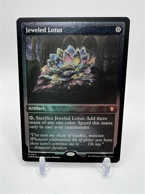 Jeweled Lotus 2023 Commander Masters 0611 Foil Etched Price Guide