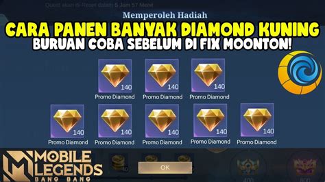 Bug Cara Mendapatkan Banyak Promo Diamond Kuning Dari Event