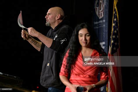 Us Senate Candidate John Fetterman And His Wife Gisele Fetterman