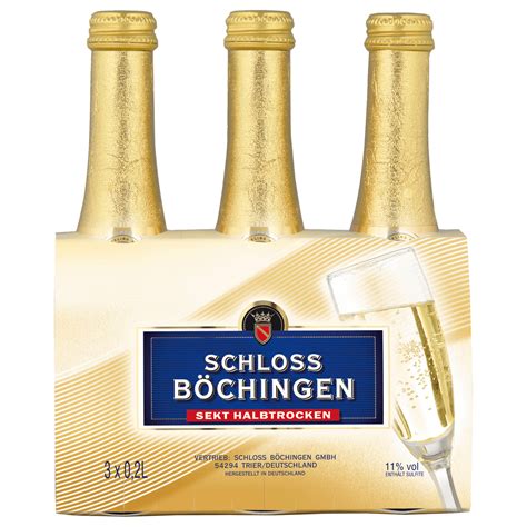 Schloss Böchingen Sekt halbtrocken 3x0 2l bei REWE online bestellen