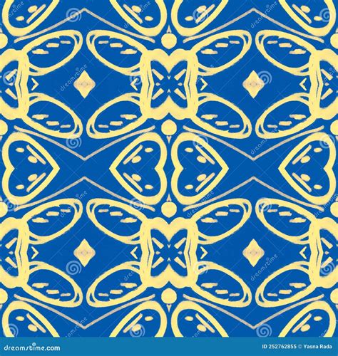 Spanish Pattern Seamless Talavera Ceramic Vintage Italian Background