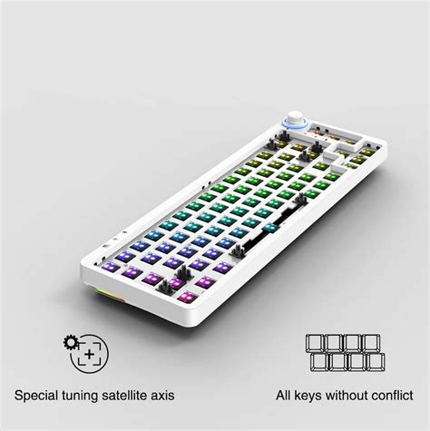 Gamakay Lk Mechanical Keyboard Customized Kit Hot Swappable Wired Bluetooth Compatible