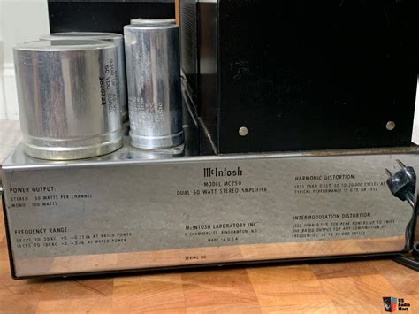 Mcintosh Mc Amplifier Fully Restored By Audio Classics Photo