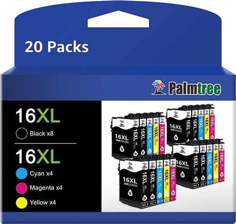 Palmtree 16 XL 16XL Ink Cartridges Multipack Compatible For Epson 16XL