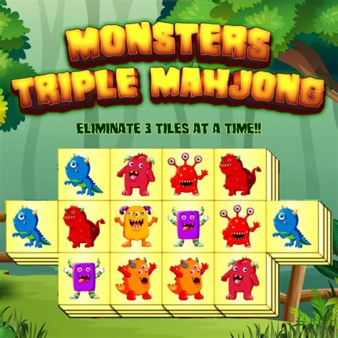 Monster Triple Mahjong Pelit Io Suomalainen Pelisivusto