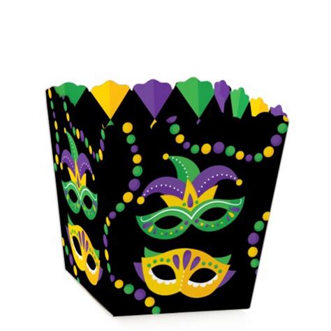 Big Dot Of Happiness Colorful Mardi Gras Mask Mini Favor Masquerade