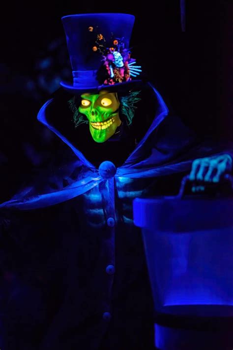 Haunted Mansion Hatbox Ghost Disneyland Art Etsy