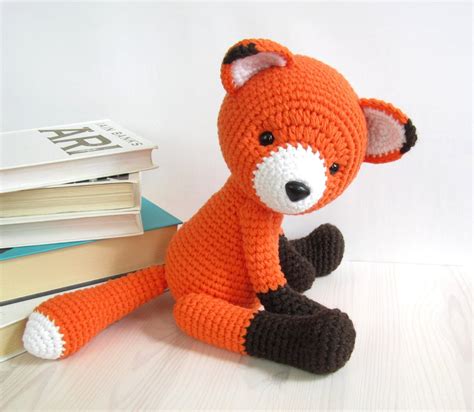 PATTERN Red Fox Amigurumi Fox Pattern Crochet By KristiTullus