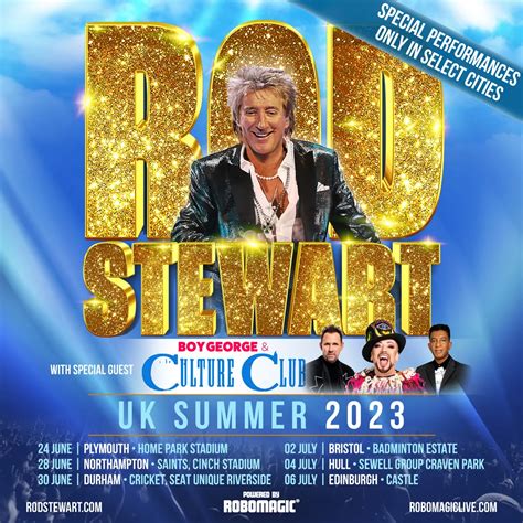 Boy George & Culture Club to support Sir Rod Stewart | Culture Club