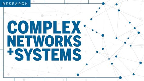 Complex Networks and Systems Research - YouTube 