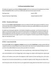 Ol Personal Leadership Reflection Template Docx Ol Personal