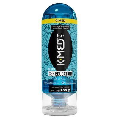 Gel Lubrificante Íntimo Kmed Ice Sex Education 200g Farmácias Nissei