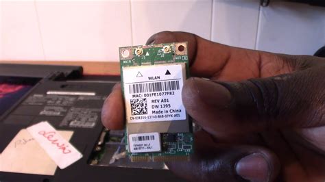 How To Remove And Replace The WiFi Card On The Dell Inspiron 1525