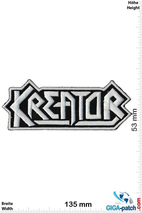 Kreator - Patches - Patch arrière - Patch Porte-clés Autocollants - giga-shopgiga-patch.com - le ...