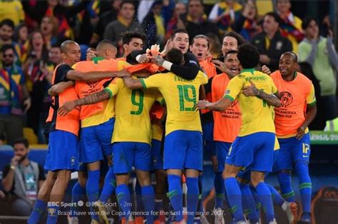 Hasil Copa America Gelar Ke 9 Brasil Diwarnai Penalti Dan Kartu Merah