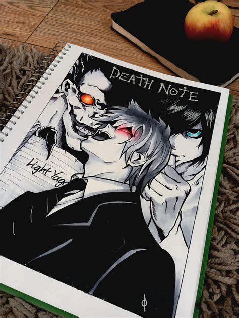 this manga panel coloured always makes me laugh : r/deathnote